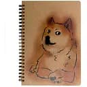 Блокнот Kiri sketch Доге еко крафт-картон  11123-Т-KR формат А5 на пружині     