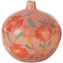 Ваза J-line рожева з ручним розписом 21 см (533931)