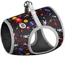 Шлея для собак мягкая Waudog Clothes с QR паспортом NASA, S2, 46-50х43-45 см