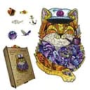 Пазл деревянный Капитан Кот, А5, Картонная коробка 35 элементов