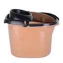 Ведро с отжимом Violet House Caramel, 13 л, бежевое (0575 д/уборки CARAMEL 13л.)