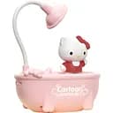 Детская настольная лампа Hello Kitty ванна розовая (068E)