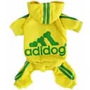 Костюм для животных Ginger М Adidog спорт желтый Д-30 см ОГ-40 см 2.5-3.5 кг