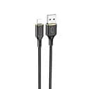 Кабель Hoco Lightning Goldentop charging data cable X95, 1 м чорний
