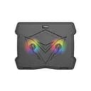 Підставка-кулер під ноутбук охолоджуюча з LED-підсвіткою MEETION CP2020 чорна