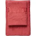 Набор махровых полотенец LeLit для ванной 50x90 см, 70x140 см коралловый (le2000000015613)