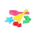 Игрушка набор "Лопатка+ грабли" ТехноК 2254TXK с пасочками Розовый