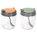 Спецівниця Herevin 2024 Colours Conical Spice Jar з ложкою Mix 420 мл 1 шт. в асортименті (131519-150)