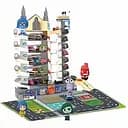 Многоуровневый гоночный трек 2023-29 с 5 уровнями, 4 машинками, 2 героями, подсветкой