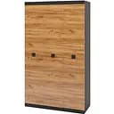 Шафа 3-х дверна Еверест Соната-1200 венге темний/дуб крафт золотий (EVR-2294)