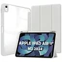 Чохол-книжка BeCover Soft Edge TPU з кріпленням Apple Pencil для Apple iPad Air 11" M2/M3 2024/2025 Gray (711705)