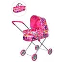 Коляска для ляльки, метал, 73x64x36 см, висота до ручки 61 см