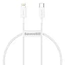 Кабель PD Baseus Superior Series Fast Charging Data Cable Type-C to iP PD 20W 0.25 м білий CATLYS-02