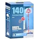 Баскетбольне кільце MR 1125 на металевій стійці 140 см, кільцем 23 см і щитом 38x29 см, червоне