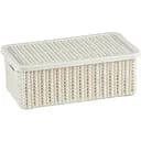 Кошик з кришкою, білий ротанг 3 л (2369-IH-біл.ротанг)