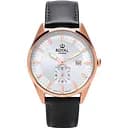 Мужские водонепроницаемые наручные часы Royal London 41394-05 кварцевые с кожаным ремешком