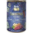 Вологий корм Brit Mono Protein Christmas для собак різдвяна вечеря качка 400 г