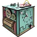 Розвиваюча іграшка Temple Group Бізикуб 15х15х15 см бірюзовий (TG286478)