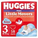 Підгузки-трусики для хлопчиків Huggies Little Movers Pants 3 (6-11 кг) 58 шт.