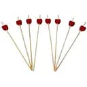 Шпажки одноразові для канапе Серце 12 см 100 шт.