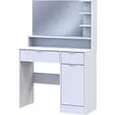 Прихожая с зеркалом Doros Alice 100х25х182,9 см Дуб крафт белый/Графит (DRS-011471)