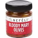Оливки Nefeli Кривава Мері зелені без кісточки з томатним соком та хроном у розсолі 200 г