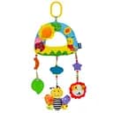 Підвіска на коляску, 43 см, тваринки, брязкальце, пискавка, плюш, 25x15x6 см