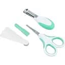 Набор по уходу за ребенком Nuvita Безопасные ножницы с аксессуарами зеленый NV1138COOLGREEN
