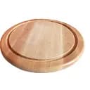 Дошка Mazhura Hood з виїмками під ковпак кругла дерев'яна 25х2.5 см (mz323054)