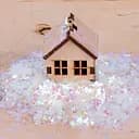 Снег искусственный Novogod'ko перламутровый крупный 80 г белый (974177)