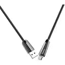 Кабель Hoco U35 Space shuttle smart power off Micro charging data cable L-1.2 Чорний