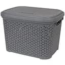 Кошик Diomedea з кришкою 44.5x33.6x31 см 30 л сірий (К14-130) 