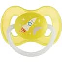 Пустушка Canpol babies Space латексна кругла  0-6 міс. жовта (23/221_yel_new)
