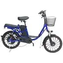 Електровелосипед Minako V4 PRO двомісний 800W/60V/24Ah із заднім амортизатором синій