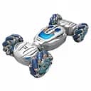 Радиоуправляемая трюковая машина JD 155-18 A-01, управление браслетом, музыка, акум. 3.7V, пульт 2.4GHz, белая