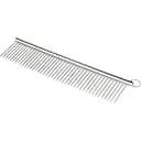 Гребень для собак и кошек Bronzedog Металлическая с широкими зубцами 19х4.5 см