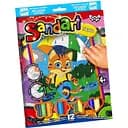 Набор для творчества Danko Toys SandArt Фреска из песка Кот с зонтиком SA-02-01…10