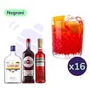 Коктейль Negroni (набор ингредиентов) х16 на основе Gordon’s