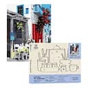 Набір для розпису по номерах "Грецьке кафе" 40*50 см, IDEA2-GX47134, ТМ "99IDEAS"