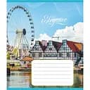 Тетрадь ученическая Города Европы 024-550207K-4 в клетку, 24 листа