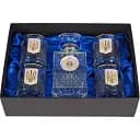 Подарунковий набір склянок Boss Crystal "Гербовий з тризубом" графін