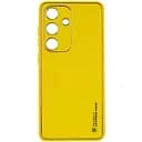Кожаный чехол Epik Xshield для Samsung Galaxy S23 FE Желтый / Yellow