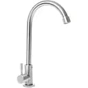 Монокран кухонный Platinum KT 5041 поворотный однорычажный из нержавеющей стали серый (000032613)