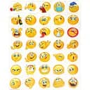 Набор Эмоджи на магнитах Bambi 35 элементов 366ATS 