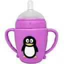 Бутылочка пластиковая Mega Zayka Пингвин с ручками 180 мл MGZ-0301