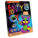 Набір креативної творчості "AIR CLAY" FLUORIC" ARCL-FL-01, 4 кольори Котик