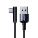 Кабель угловой Ugreen US313 USB-A to Angled USB-C Cable Zinc Alloy Shell with Braided 1 метр (70413)