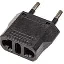 Адаптер сетевой с китайской вилки на евророзетку EU Plug PowerPlant DV00DV0022