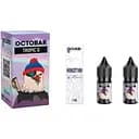 Набір компонентів для самозамісу сольової рідини Octobar NFT Tropic Q 10 мл 0-50 мг Ананас Манго Персик (12430)