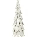 Ялинка дерев'яна J-line підлогова ручна робота 80 см біла (45180)